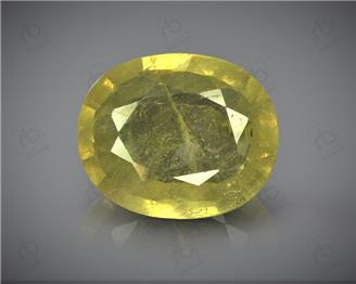 Natural Heated & Treated Yellow Sapphire Certified 4.09 (CTS) ( 71772 )